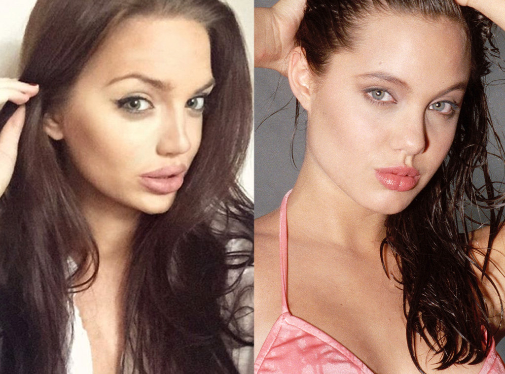Angelina Jolie Has A Scottish Look Alike Meet Chelsea Marr E Online Uk